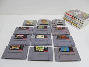 lot 186 image: Group of Super Nintendo, N64 & Wii Video Games