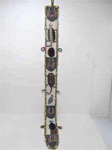 lot 123 image: Very Nice Hand Beaded Vintage Yoruba Tribal Belt