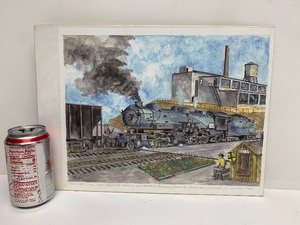 lot 317 image: Vintage John Lass Signed Numbered Railroad Print