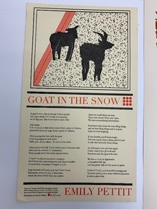 lot 316 image: 2 Excellent Quality Poetry Broadsides