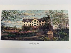 lot 322 image: Signed University Club Saint Paul Print by Willaim Hosko