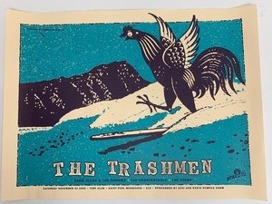 lot 323 image: Great Quality Litho Concert Poster - The Trashmen 