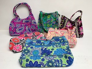 lot 218 image: Group of New Unused VERA BRADLEY Bags Totes Purses etc
