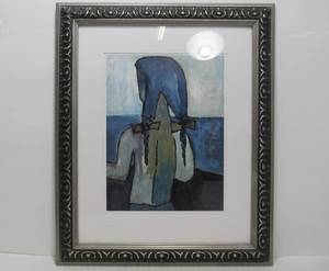 lot 275 image: Girl Portrait Nina Modern Cubism Art Lithograph Limited Edition