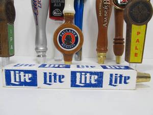 lot 340 image: Collection of Assorted Beer Tap Handles