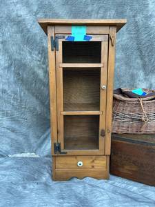 Antique Country Pie Safe Cabinet