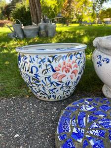 Aqua Blue Theme Planters