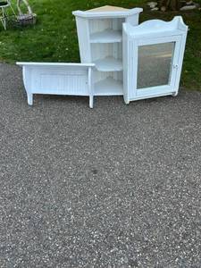 White Linen Room Cabinetry
