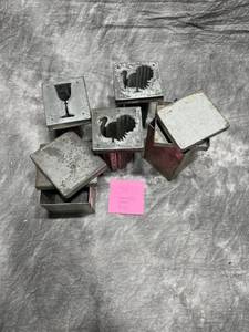 Vintage Primitive Soap Molds E Thanksgiving
