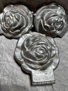 Charming Antique Ice Cream Molds C - Roses