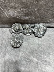 Charming Antique Ice Cream Molds D - Flowers