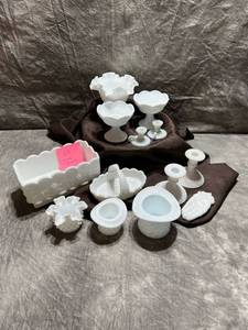 Vintage Milk Glass Decor Pieces