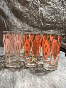 Vintage Mid-Century Modern High-Ball Bar Service
