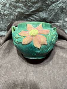 Vintage Roseville Pottery Clematis Vase  667 4 plus Hull Pitcher