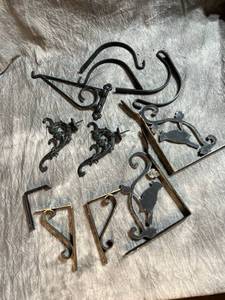 Vintage Brackets  Wall Hooks  Books