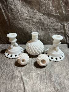 Vintage Milk Glass Decor Collection