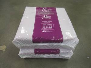 lot 510 image: 2 Packs of 45 Poise Bladder Control Pads - SOLD AS IS