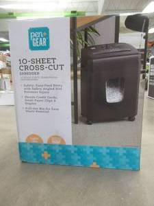 lot 516 image: Pen  Gear 10-Sheet Cross-Cut Paper Shredder - SOLD AS IS