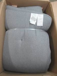 lot 703 image: Full Sized Futon Mattress in Gray - NEW SOLD AS IS