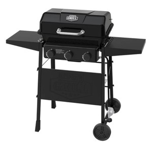 lot 584 image: Expert Grill 3 Burner Propane Gas Grill, 27,000 BTU, 450 Sq. In. Total Cooking Area, Black, 720-1049, Appears to be complete - OPEN BOX, NEW SOLD AS IS