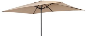 lot 747 image: Market Umbrella With Tilt in Beige, 89.76 x 74.41 x 92.13 Tall - NEW SOLD AS IS