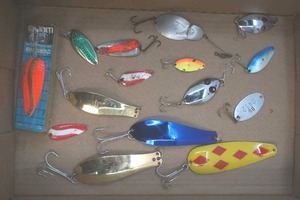lot 49 image: fishing spoons