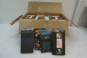 lot 60 image: vhs tapes