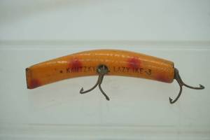 lot 120 image: Kautzky Lazy Ike-3 Wood Lure