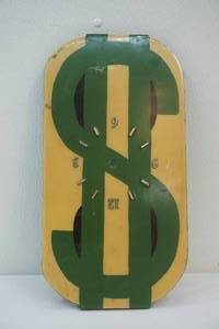 lot 149 image: Money Wall clock