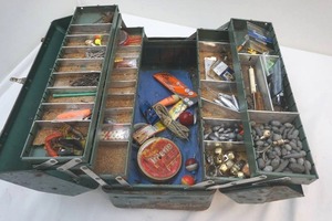 lot 152 image: Walton Products Tackle Box