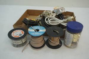 lot 298 image: Telephone Wire, Electrical wiring, light fixture outlet