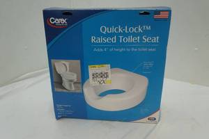 lot 359 image: Quick Lock Raised Toilet Seat