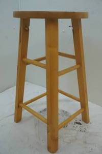 lot 480 image: Wood Stool