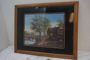 lot 488 image: Framed Painting Print