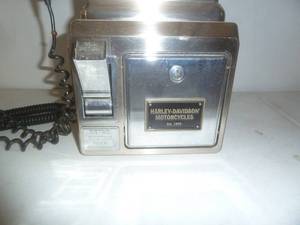 lot 33 image: Harley Davidson Pay Phone