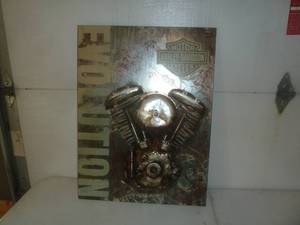 lot 45 image: HD Motor Cycles Evolution Plaque