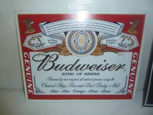 lot 51 image: Budweiser, Miller Lite & Jag Tins