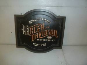 lot 59 image: Harley Davidson Hanging Sign