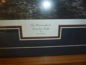 lot 66 image: The Watering Hole Saturday Night Print
