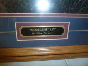 lot 89 image: Print Moon Light Bay
