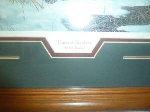 lot 93 image: Print Harvest Rooster