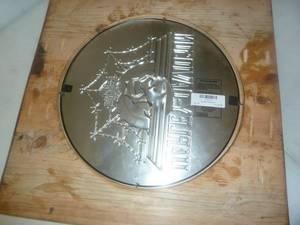 lot 97 image: HD Skull Head Framed Tin