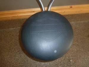 lot 99 image: Harley Davidson Bar Stool Stainless Steel