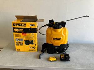 Dewalt Lithium-Ion Powered Battery Backpack Sprayer