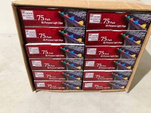 LOT OF 12 Home Accents Holiday 80195 Universal ShingleGutter Clip