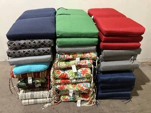 Lot of Lounge cushions.