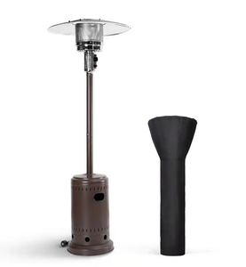 46000 BTU Commercial Propane Bronze Outdoor Heater with Cover