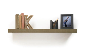 48 in. W x 10.2 in. D x 2 in. H Driftwood Gray Oak Extended Size Floating Shelf