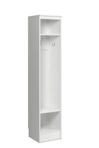 Entryway White Narrow Hall Tree