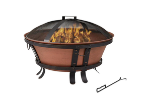 Hampton Bay 34 in. Whitlock Cast Iron Fire Pit